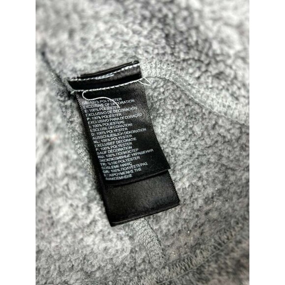 The North Face Women's Medium Crescent Knit Fleece Full Zip Jacket Heather Gray - Picture 12 of 12